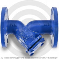 Фильтр сетчатый Y-образный чугунный фланцевый Ду-125 Ру-16 (Т<90°С) ФСч Китай Фильтр сетчатый Y-образный чугунный фланцевый Ду-125 Ру-16 (Т<90°С) ФСч Китай