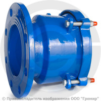 Патрубок фланец-раструб компенсационный ПФРк Ду-150 (L=159-173) Патрубок фланец-раструб компенсационный ПФРк Ду-150 (L=159-173)
