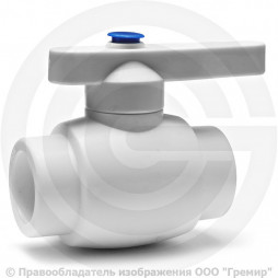 Кран PP-R Дн 32 внутренняя пайка белый RTP (РосТурПласт)