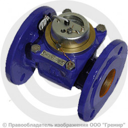 Счётчик турбинный фланцевый Ду-50 Ру-16 (Т<50°С) L=200мм импульсный ВСХНд Тепловодомер