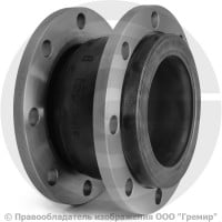 Компенсатор резиновый фланцевый (гибкая вставка) Ду-150 Ру-16 EPDM Zetkama 700L Компенсатор резиновый фланцевый (гибкая вставка) Ду-150 Ру-16 EPDM Zetkama 700L