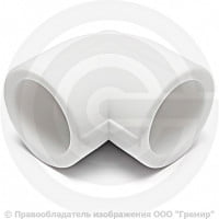 Угольник PP-R белый внутренняя пайка Дн 160 90гр RTP (РосТурПласт)