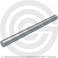 Стержень стальной оцинкованный резьбовой М20х2000 DIN 975 Стержень стальной оцинкованный резьбовой М20х2000 DIN 975