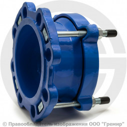 Муфта чугунная соединительная Ду-100 (Дн 108-128) Ру-16 L=105мм ПФРК