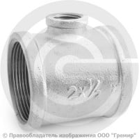 Тройник переходной чугунный оцинкованный ВР (ВН) Ду 50-15 (2"-1/2") Тройник переходной чугунный оцинкованный ВР (ВН) Ду 50-15 (2"-1/2")