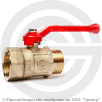 Кран латунный Ду-15 (1/2") Ру-16 ВР-НР (ВН-НАР) рычаг ГАЛЛОП ПРАКТИК 121 Кран латунный Ду-15 (1/2") Ру-16 ВР-НР (ВН-НАР) рычаг ГАЛЛОП ПРАКТИК 121