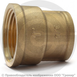 Муфта латунная переходная ВР (ВН) Ду 25-20 (1"-3/4") LD