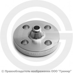 Фланец воротниковый нержавеющий 12х18н10т 1-15-25 ГОСТ 12821-80, Ру-25, Ду-15