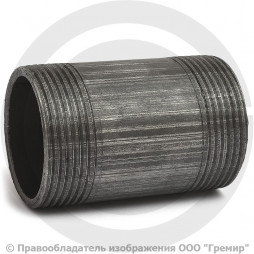 Бочонок стальной L=70мм Ду-40 (1 1/2") АС