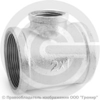 Тройник переходной чугунный оцинкованный ВР (ВН) Ду 50-25 (2"-1") Тройник переходной чугунный оцинкованный ВР (ВН) Ду 50-25 (2"-1")