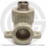 Водорозетка PP-R серая НР (НАР) Дн 20-1/2&quot; Wavin Ekoplastik