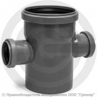 Крестовина PP-H одноплоскостная серая Дн 110-50-50 67гр б/нап в/к Ostendorf HT HTDA Крестовина PP-H одноплоскостная серая Дн 110-50-50 67гр б/нап в/к Ostendorf HT HTDA