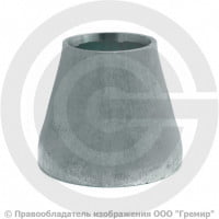 Переход 42,4х3-33,7х3 (Ду 32-25) оцинкованный концентрический исп.1 шовный