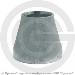 Переход 42,4х3-33,7х3 (Ду 32-25) оцинкованный концентрический исп.1 шовный
