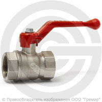 Кран латунный Ду-20 (3/4") Ру-40 ВР (ВН) муфтовый никель рычаг VALFEX 11Б27фт1М Кран латунный Ду-20 (3/4") Ру-40 ВР (ВН) муфтовый никель рычаг VALFEX 11Б27фт1М