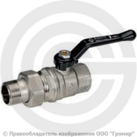 Кран латунный Ду-15 (1/2") Ру-64 ВР-"Американка" никель полнопроходной рычаг Bugatti серия 320 Кран латунный Ду-15 (1/2") Ру-64 ВР-"Американка" никель полнопроходной рычаг Bugatti серия 320