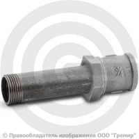 Сгон в сборе стальной L=110мм Ду-20 (3/4") в комплекте со стальной муфтой и контргайкой КАЗ Сгон в сборе стальной L=110мм Ду-20 (3/4") в комплекте со стальной муфтой и контргайкой КАЗ