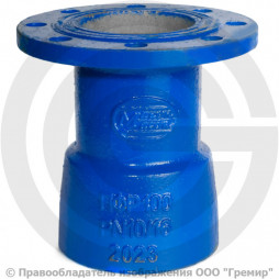 Переход раструб-фланец ХРФ ВЧШГ с ЦПП Ду 400-300