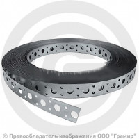 Перфолента стальная оцинкованная 25 м/рулон 20х0,5 мм PRO Перфолента стальная оцинкованная 25 м/рулон 20х0,5 мм PRO