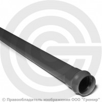 Труба НПВХ (ПВХ) 100 клеевая серая SDR21 Дн 75х3,6 Ру-10 напорная L=3м Aquaviva Труба НПВХ (ПВХ) 100 клеевая серая SDR21 Дн 75х3,6 Ру-10 напорная L=3м Aquaviva