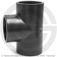 Тройник ПВХ клеевой серый переходной Дн 160-110 90гр Ру-16 напорный Aquaviva Тройник ПВХ клеевой серый переходной Дн 160-110 90гр Ру-16 напорный Aquaviva