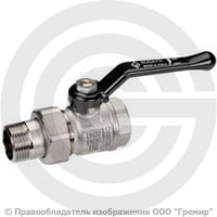 Кран латунный Ду-15 (1/2") Ру-50 ВР-"Американка" никель рычаг Bugatti серия 920 Кран латунный Ду-15 (1/2") Ру-50 ВР-"Американка" никель рычаг Bugatti серия 920