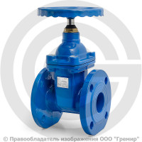 Задвижка чугунная фланцевая Ду-50 Ру-16 (Т<120°С) 30ч39р Китай Задвижка чугунная фланцевая Ду-50 Ру-16 (Т<120°С) 30ч39р Китай
