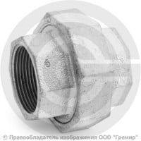 Американка прямая чугунная оцинкованная ВР (ВН) Ду 32 (1 1/4") Американка прямая чугунная оцинкованная ВР (ВН) Ду 32 (1 1/4")