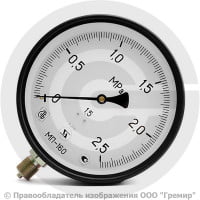 Манометр радиальный диаметр 160мм 0-25 кгс/см2 (0-2,5 МПа) G1/2" МТ-160 Багория Манометр радиальный диаметр 160мм 0-25 кгс/см2 (0-2,5 МПа) G1/2" МТ-160 Багория