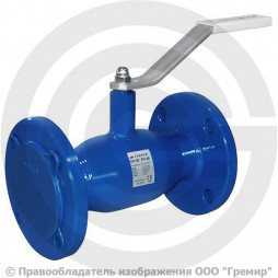 Кран стальной фланцевый Ду-25 Ру-40 L=160мм полнопроходной Temper КШ.Ц.Ф. П/П