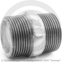 Ниппель чугунный оцинкованный НР (НАР) Ду 32 (1 1/4") Ниппель чугунный оцинкованный НР (НАР) Ду 32 (1 1/4")