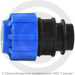 Муфта ПЭ компрессионная Дн 20-1/2" ВР (ВН) ТПК-АКВА
