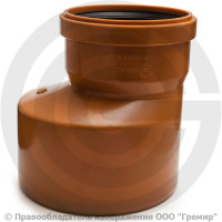 Переход НПВХ (ПВХ) с раструбом коричневый Дн 160-110 б/нап в/к Aquaviva Переход НПВХ (ПВХ) с раструбом коричневый Дн 160-110 б/нап в/к Aquaviva
