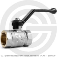 Кран латунный Ду-20 (3/4") Ру-40 ВР (ВН) муфтовый никель рычаг LD Pride 47.20.В-В.Р. Кран латунный Ду-20 (3/4") Ру-40 ВР (ВН) муфтовый никель рычаг LD Pride 47.20.В-В.Р.