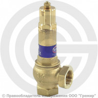 Клапан предохранительный пружинный латунный Ду 25-25 (G1"-G1") ВР (ВН) Рн=0.5...16бар (Т<150°С) 1832 OR Клапан предохранительный пружинный латунный Ду 25-25 (G1"-G1") ВР (ВН) Рн=0.5...16бар (Т<150°С) 1832 OR