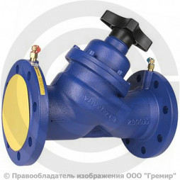 Клапан балансировочный автоматический чугунный фланцевый Ду-150 Ру-16 Kvs=390.2м3/ч 447 Zetkama