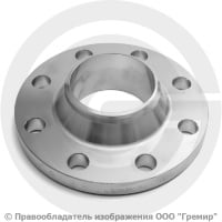 Фланец воротниковый нержавеющий 12х18н10т 1-100-25 ГОСТ 12821-80, Ру-25, Ду-100