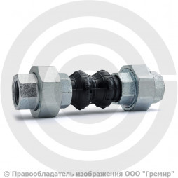 Компенсатор резиновый муфтовый (гибкая вставка) Ду-25 G 1" Ру-10 EPDM ABRA EJS-30