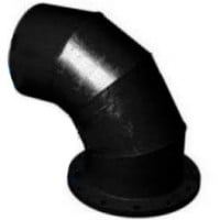 Колено (отвод) фланец-гладкий конец УФГ ВЧШГ с ЦПП Ду-200
