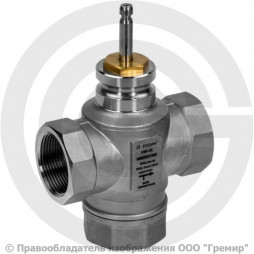 Клапан регулирующий нержавеющий Ду-40 Ру-25 ВР (ВН) G1 1/2" Kvs=20м3/ч VRB-3R Ридан