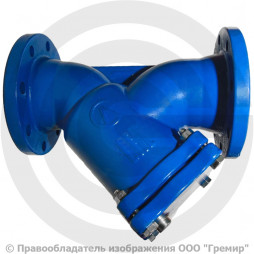 Фильтр сетчатый Y-образный чугунный фланцевый Ду-50 Ру-16 (Т<150°С) ЛМЗ ФСО