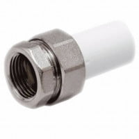 Муфта PP-R комбинированная разъемная белая наружная пайка/ВР Дн 40-1 1/4" RTP (РосТурПласт) Муфта PP-R комбинированная разъемная белая наружная пайка/ВР Дн 40-1 1/4" RTP (РосТурПласт)