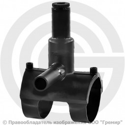 Седелка ПЭ100 электросварная Дн 110-50 Ру-16 SDR11 с фрезой EUROSTANDARD