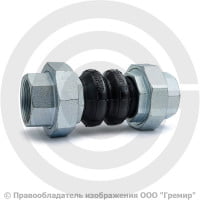 Компенсатор резиновый муфтовый (гибкая вставка) Ду-40 G 1 1/2" Ру-10 EPDM ABRA EJS-30 Компенсатор резиновый муфтовый (гибкая вставка) Ду-40 G 1 1/2" Ру-10 EPDM ABRA EJS-30