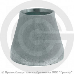 Переход 60,3х3,5-42,4х3,6 (Ду 50-32) оцинкованный концентрический исп.1 шовный