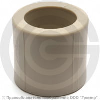 Муфта PP-R серая внутренняя пайка Дн 40 VALFEX Муфта PP-R серая внутренняя пайка Дн 40 VALFEX
