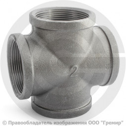Крестовина чугунная ВР (ВН) Ду 50 (2")