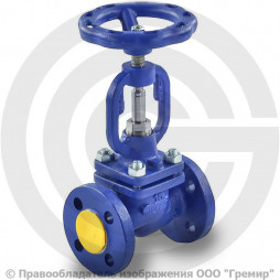 Клапан запорный стальной фланцевый Ду-100 Ру-40 (Т<400°С) сальниковый 215F Zetkama