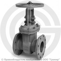 Задвижка стальная фланцевая Ду-100 Ру-16 (Т<425°С) 30с41нж Китай