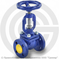 Клапан запорный стальной фланцевый Ду-150 Ру-40 (Т<400°С) сальниковый 215F Zetkama Клапан запорный стальной фланцевый Ду-150 Ру-40 (Т<400°С) сальниковый 215F Zetkama